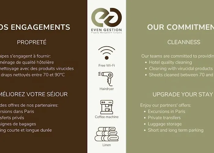 Eiffel Tower - New Renovated 4 People Apartamento París